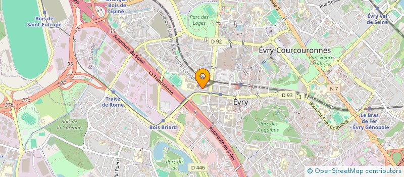 localisation de l'entreprise KS SERVICES  EVRY-COURCOURONNES