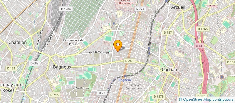 localisation de l'entreprise KS SERVICES à BAGNEUX