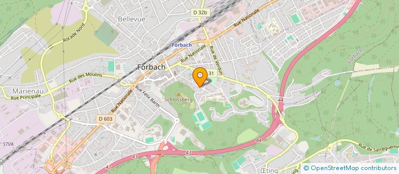 localisation de l'entreprise KS SOLUTIONS  FORBACH
