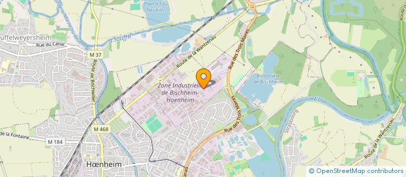 localisation de l'entreprise KS SOLUTIONS à BISCHHEIM