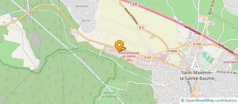 localisation de l'entreprise KS STOCK  SAINT-MAXIMIN-LA-SAINTE-BAUME