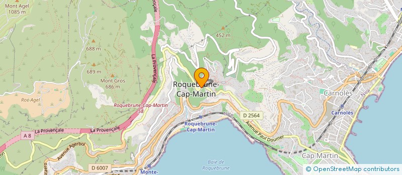 localisation de l'entreprise KS STUDIO DESIGN  ROQUEBRUNE-CAP-MARTIN