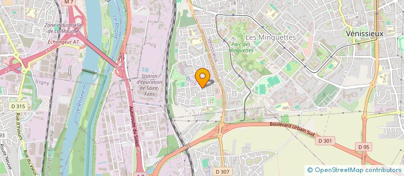 localisation de l'entreprise KS TAXI à SAINT-FONS