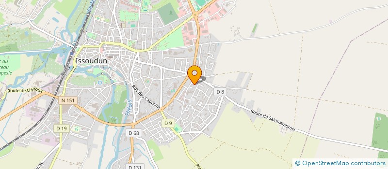 localisation de l'entreprise KS TELECOM à ISSOUDUN