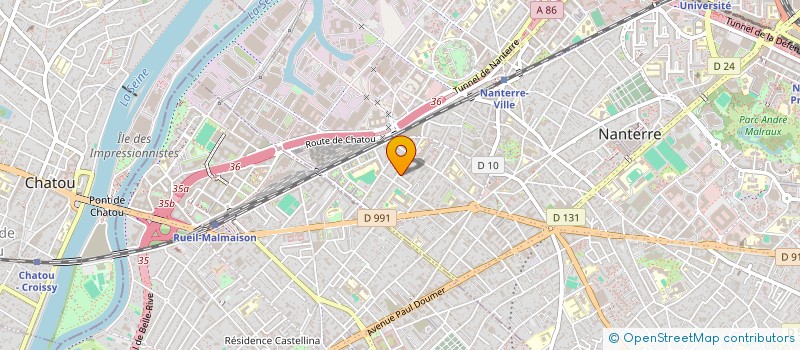 localisation de l'entreprise KS TRANSPORT  NANTERRE