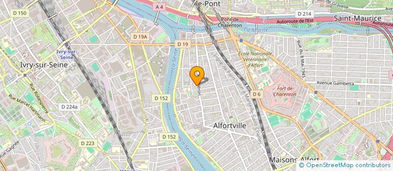 localisation de l'entreprise KS TRANSPORT à ALFORTVILLE
