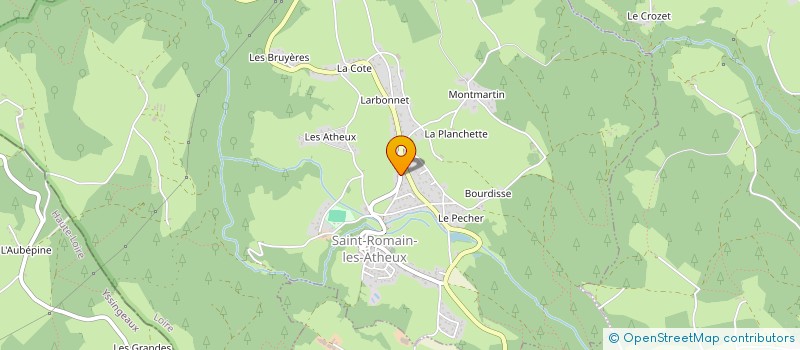 localisation de l'entreprise KS TRAVAUX PUBLICS  SAINT-ROMAIN-LES-ATHEUX