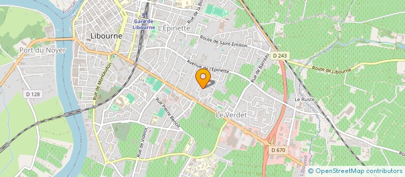 localisation de l'entreprise KS-VITI SERVICES à SAINT-EMILION