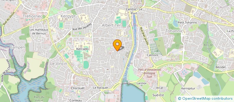 localisation de l'entreprise KS2C IMMO à VANNES