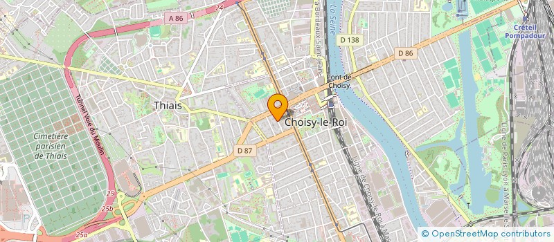 localisation de l'entreprise KS2I  CHOISY-LE-ROI