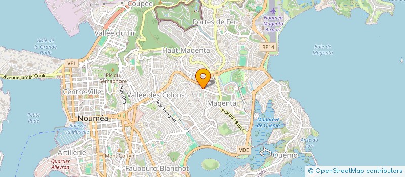 localisation de l'entreprise KS2P à NOUMEA
