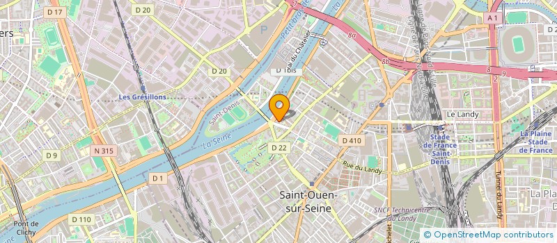 localisation de l'entreprise KS72 GROUP à SAINT-OUEN-SUR-SEINE