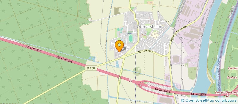 localisation de l'entreprise KSA  OTTMARSHEIM