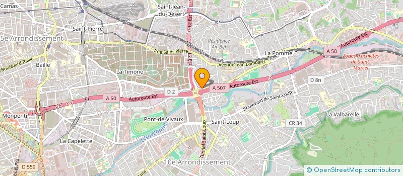 localisation de l'entreprise KSA FIBRE OPTIQUE à MARSEILLE