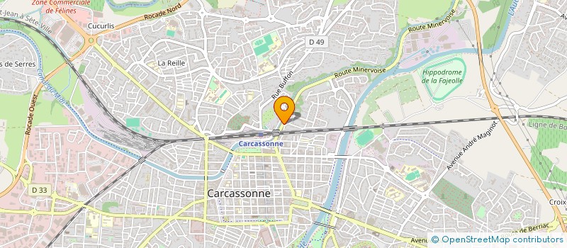 localisation de l'entreprise KSA-IMMO à CARCASSONNE