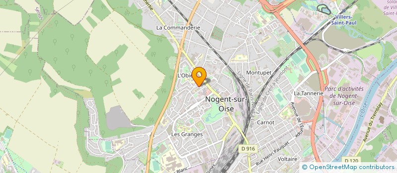 localisation de l'entreprise KSAL LUXURY TRANSPORT  NOGENT-SUR-OISE