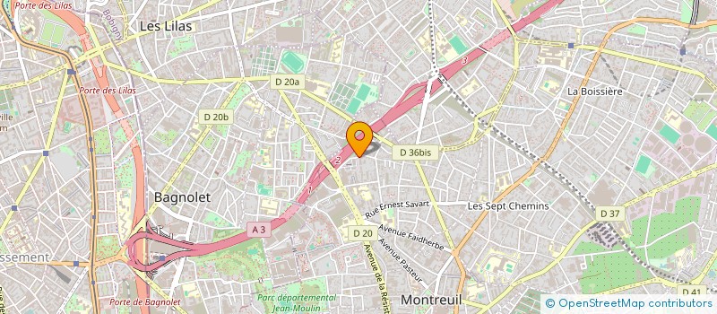 localisation de l'entreprise KSAR TV à MONTREUIL