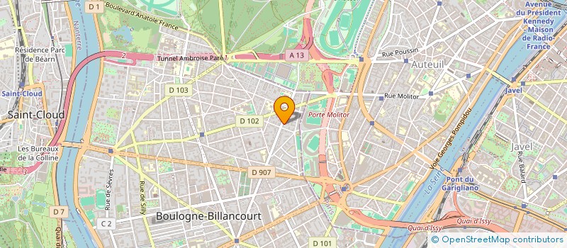 localisation de l'entreprise KSAV HOLDINGS à BOULOGNE-BILLANCOURT