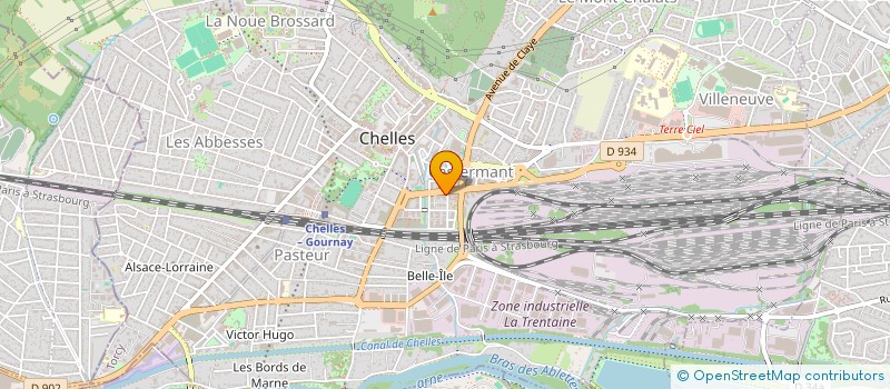 localisation de l'entreprise KSB HOLDING  CHELLES