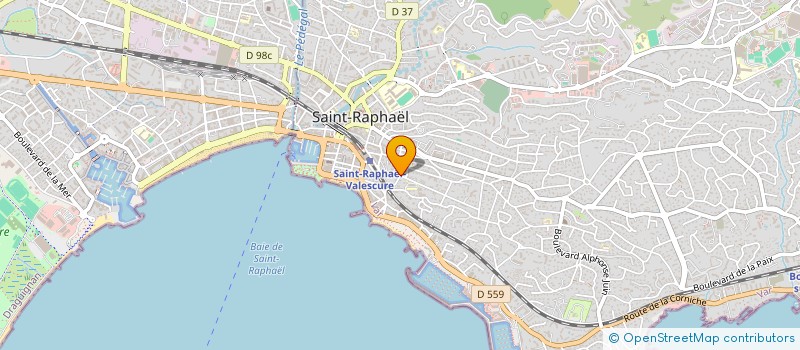 localisation de l'entreprise KSB-THERAPIE  SAINT-RAPHAEL