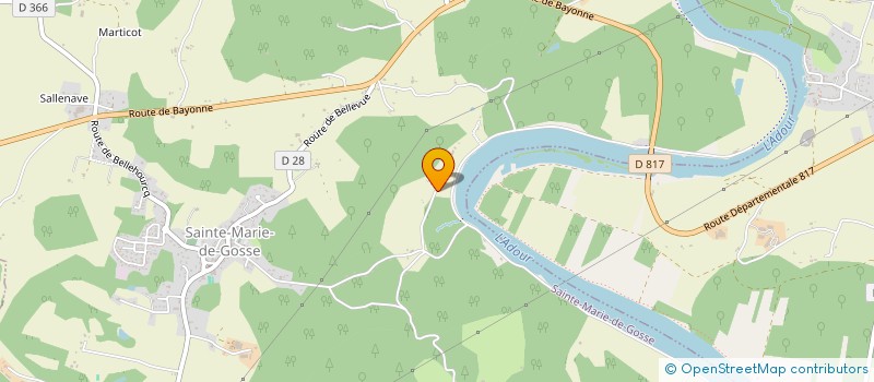 localisation de l'entreprise KSBC  STE-MARIE-DE-GOSSE