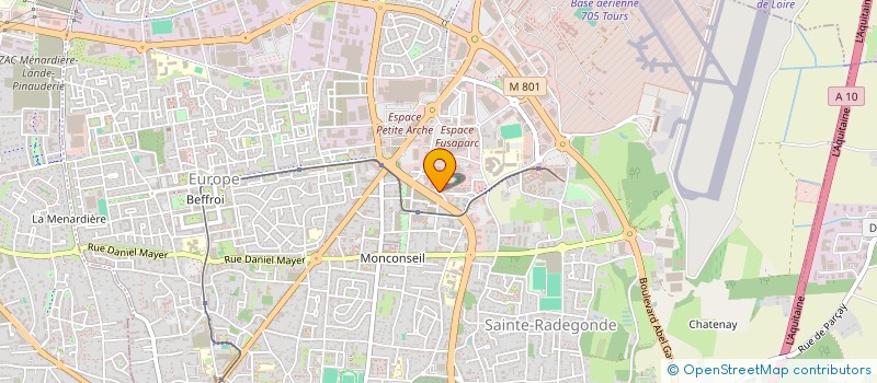 localisation de l'entreprise KSBG à TOURS
