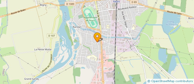 localisation de l'entreprise KSC  FEURS