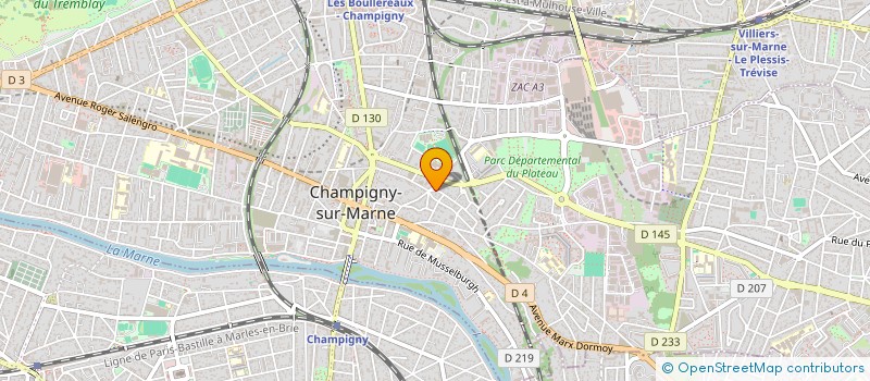 localisation de l'entreprise KSCC à CHAMPIGNY-SUR-MARNE