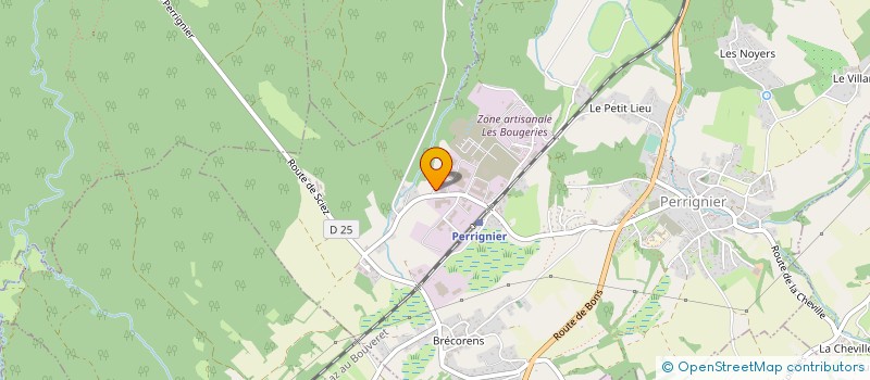 localisation de l'entreprise KSD à PERRIGNIER