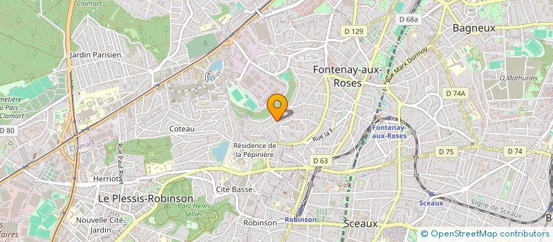 localisation de l'entreprise KSD HANDI à FONTENAY-AUX-ROSES