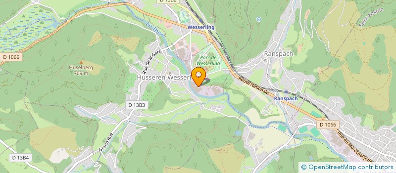 localisation de l'entreprise KSD MOTO-CULTURE  HUSSEREN-WESSERLING