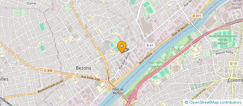localisation de l'entreprise KSDF-CONSEIL à BEZONS