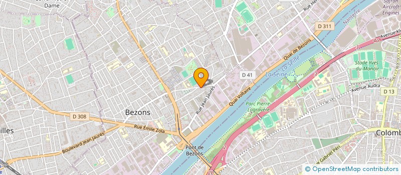 localisation de l'entreprise KSDF2 à BEZONS