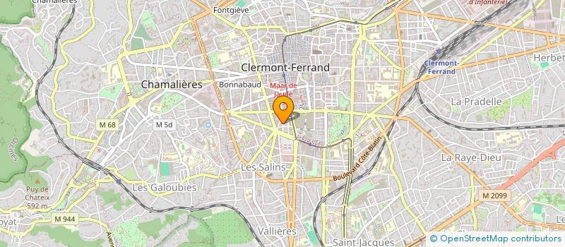 localisation de l'entreprise KSE 63  CLERMONT-FERRAND