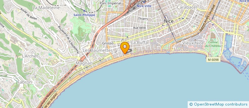 localisation de l'entreprise KSERVICE à NICE