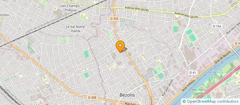 localisation de l'entreprise KSF AUTO-GARAGE à BEZONS