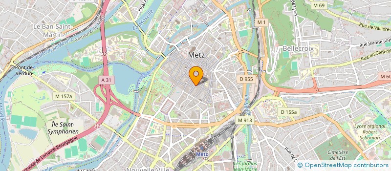 localisation de l'entreprise KSF FINANCES  METZ