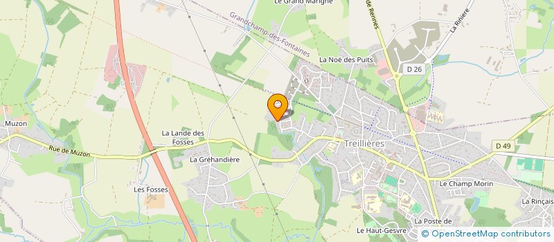 localisation de l'entreprise KSG  TREILLIERES