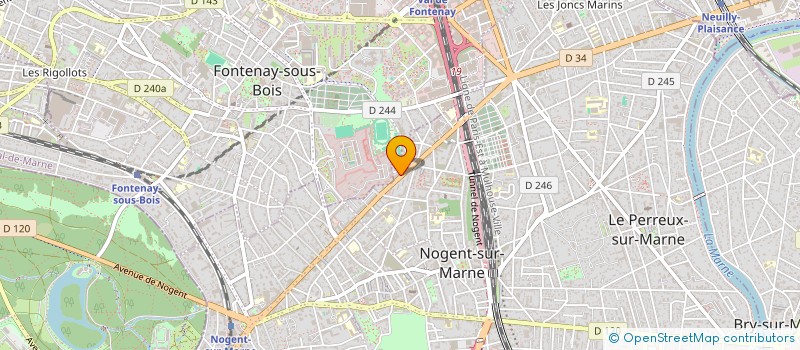 localisation de l'entreprise KSGJ à NOGENT-SUR-MARNE