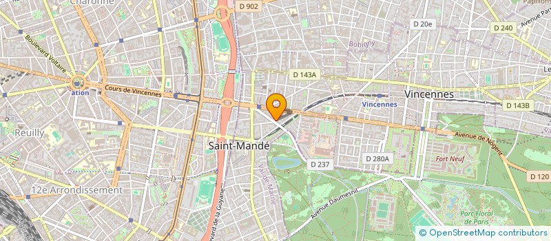 localisation de l'entreprise KSGREEN à SAINT-MANDE