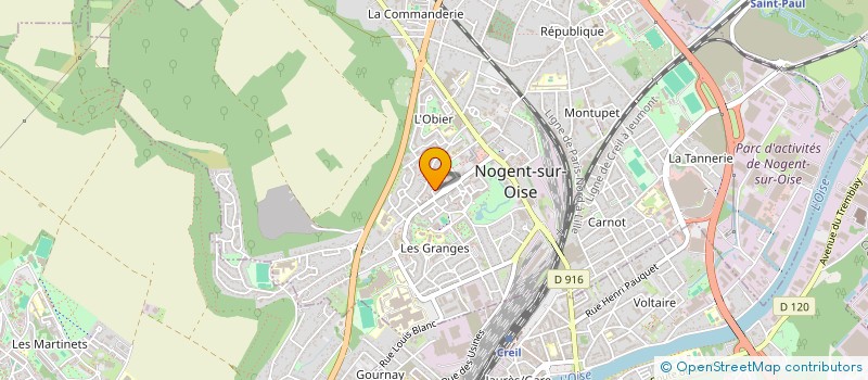 localisation de l'entreprise KSGT LOCATION DE VOITURE DE LUXE  NOGENT-SUR-OISE