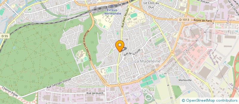 localisation de l'entreprise KSI  EVREUX