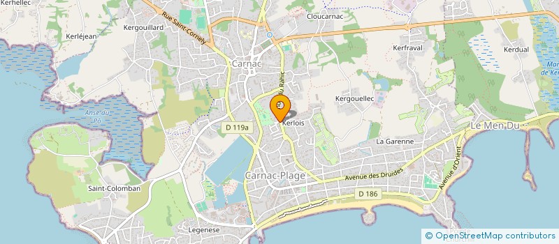 localisation de l'entreprise KSI  CARNAC