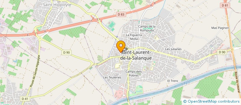 localisation de l'entreprise KSI-AD  SAINT-LAURENT-DE-LA-SALANQUE