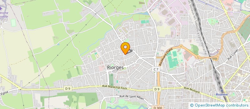localisation de l'entreprise KSI-GRAVURE à RIORGES