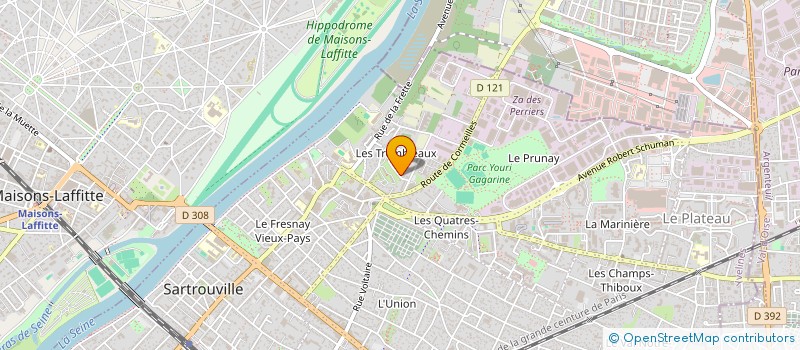 localisation de l'entreprise KSI RENOV à SARTROUVILLE