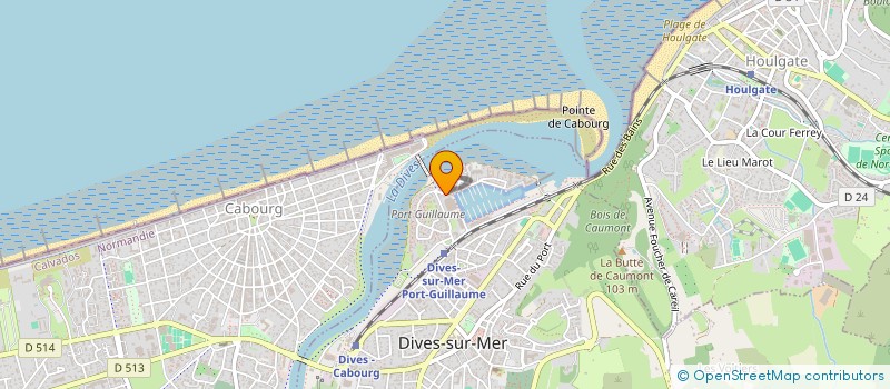 localisation de l'entreprise KSI RESTAURATION à DIVES-SUR-MER