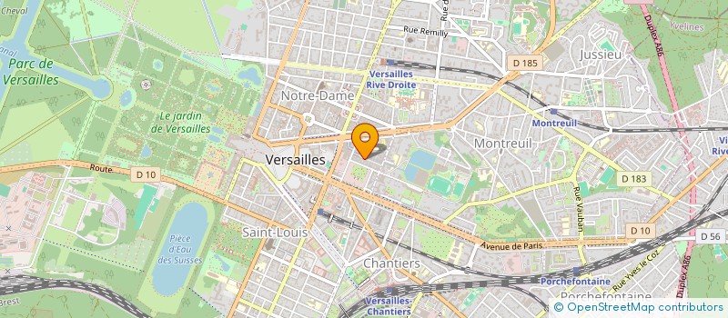 localisation de l'entreprise KSIBA à VERSAILLES