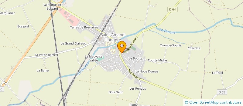 localisation de l'entreprise KSJ  SAINT-AMAND-LONGPRE