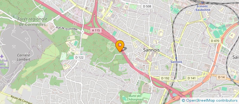 localisation de l'entreprise KSJ IMMOBILIER  SANNOIS